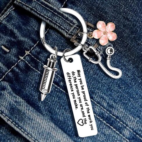 هدايا ممرضة للنساء مفاتيح مفاتيح ممرضة يوم الهدايا ممرضات الأسبوع هدايا التخرج الممرضة هدية in Kuwait