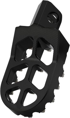Motorcycle Foot Pegs Footpegs Rest Pedal MX Style CNC for Z125 Pro 2016-2024 Black in Kuwait