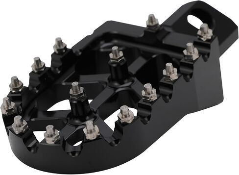 Motorcycle Foot Pegs Footpegs Rest Pedal MX Style CNC for Z125 Pro 2016-2024 Black in Kuwait