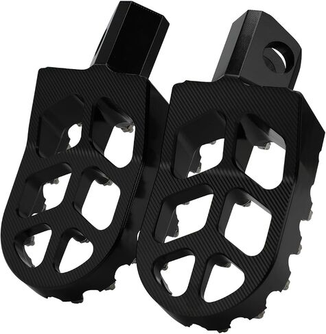 Motorcycle Foot Pegs Footpegs Rest Pedal MX Style CNC for Z125 Pro 2016-2024 Black in Kuwait