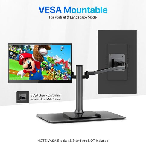 MAGEX 15.6" Touchscreen Monitor, HDMI+VGA+DVI FHD 1920x1080p Rp Pi CCTV Touch Screen Monitor 10-Point Touch Display with Remote Control Speakers VESA for Pi PS4/5 Laptop PC Xbox CCTV in Saudi Arabia