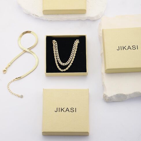 Gold Anklets for Women Waterproof 14k Gold Plated Cuban Link Anklets Non Tarnish Rope Herringbone Ankle Chain Summer Beach Jewelry Gifts for Women in Kuwait