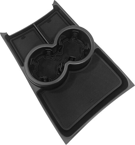 BestEvMod Gen 2 Lower Center Console Organizer Tray Compatible with Rivian R1T R1S 2025 Gen 2 Fit 32oz Bottle Interior Accessories ABS Material with PVC Trim Floor Console Storage (Black) in Saudi Arabia