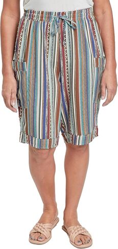 Royalty For Me Womens Women's Elastic Waist Bermuda with Patch Pockets in Saudi Arabia