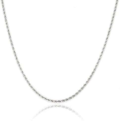 Nometo Solid 925 Sterling Silver Box Chain chain chain class clasp clasp chain for Men Silver Necklace chain for Women 16/18/20/22/24/26/30 Inches in Kuwait