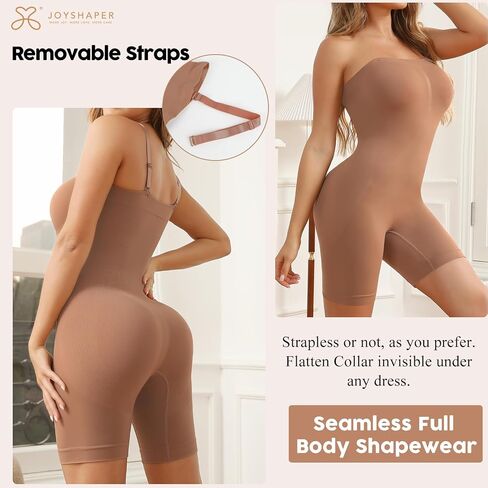 JOYSHAPER Tummy Control Shapewear Bodysuit for Women Seamless Full Body Shaper Mid Thigh Compression Shapewear in Saudi Arabia