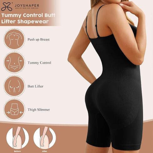 JOYSHAPER Tummy Control Shapewear Bodysuit for Women Seamless Full Body Shaper Mid Thigh Compression Shapewear in Saudi Arabia