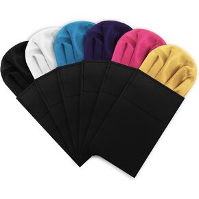 MantieQingway 1PCS/6 PCS مربعات جيب مسبقة للرجال للرجال بدلة ألوان صلبة مناديل لحفل أعمال الزفاف يوميًا