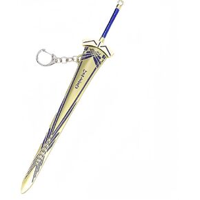 fate sword keychain saber keychain 22cm/8.66in stay night anime prop Comic Exhibition