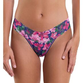 hanky panky Signature Lace Printed Low Rise Thong (PR4911P),Tis The Season