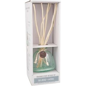 Northern Lights Windward Reed Diffuser, Sea Rose & Cotton, Clear, 63694