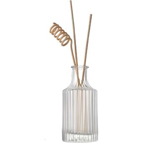 150ml /5.2 oz Empty Clear Glass Diffuser Bottles Refillable Aromatherapy Diffuser Jars Fragrance Essential Oils Accessories Use for DIY Replacement Reed Diffuser Sticks Sets Crafts Decor