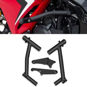 للحصول على ملحقات CBR500R CBR400R CBR 500R 400R 2024 2019-2023 2024 محرك الدراجة النارية المصد بوتس دراجة حرس حارس حارس شريط مضاد للانحدار CBR 500R المصد