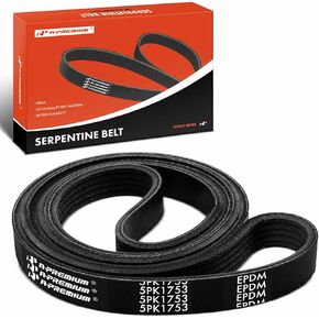 A-Premium Engine Serpentine Drive Belt Compatible with Chevrolet, GMC, Cadillac & Buick Cars - Equinox, Malibu, Camaro, Colorado, Traverse, Blazer, Terrain, Canyon, Acadia, CTS, ATS, CT6, Envision