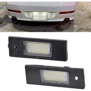 Hacreyatu LED License Number Plate Lamp Car Light for BMW 1 Series E81 E87 E63 E64 M6 E85 E86 Z4 F12 F20 F21 K48 White Tag Lights