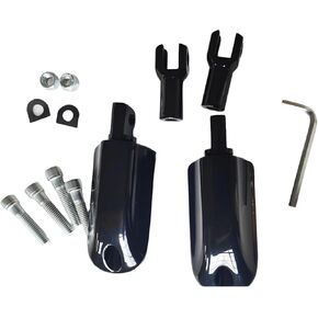 Rear Passenger Foot pegs Mounts Foot Rest Pedals Bracket Fit Harley Softail Breakout Slim FL Heritage Low Rider Sport Glide Fat Boy Fat Bob Street Bob 2007-2017