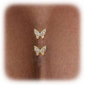 Sexy Butterfly Rhinestone Chest Stickers Jewelry Rhinestone Stickers Chest Body Chain Festival Rave Nipple Pasties Bra Chain Jewelry for Women