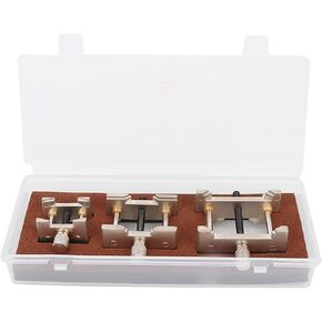 Watch Movement Holder, 3 PCS Metal Reversible Watch Movement Holder, Watch Repair Tool for Movement or Work with Mounted Dials, 1.8/1.5/1 inch