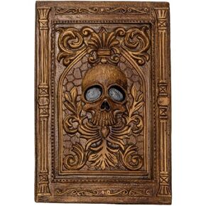 Pacific Giftware Gothic Skull Tarot Box - Ornate Decorative Storage for Tarot Cards, Trinkets, Size 5.9" x 3.8" x 2.3", Vintage Occult Home Decor