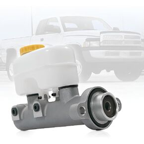 5003321AA Brake Master Cylinder with Reservoir Compatible with Dodge Ram 1500 1998-2001, Ram 2500 1998-2000, Ram 3500 1998-2001 Replace OE 5003325AA 5011256AB