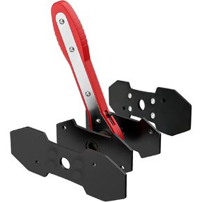 Brake Caliper Press Tools, 360 Degree Caliper Piston Spreader Ratchet Expander Wrench Brake Tool with Extra 2pcs Large Steel Plates Piston Disc Brake Caliper