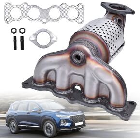 674-091 285102GBB0 Front Catalytic Converter Fits for 2019-2020 Hyundai Santa Fe 2016-2020 Kia Sorento 2016-2020 Kia Sportage Sport 2.4L L4 AWD Replace 674-091 28510-2GBB0 17561 327-59816
