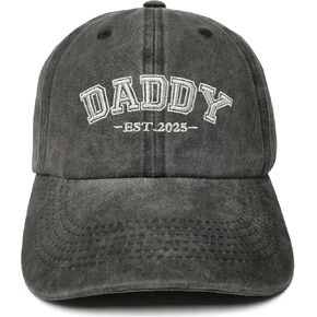 Embroidered Hats EST 2025 for Grandpa Grandma Uncle Auntie Daddy Mama Papa Gigi ...