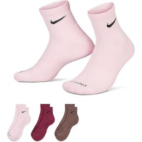 Nike Everyday Plus Cushioned Training Ankle Socks (3 Pairs) Adult, Size L