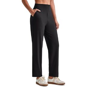 G4Free ShiftReady Womens Ankle Dress Yoga Pants with Pockets Stretchy Crop Business Casual Work Trousers Petite/Regular/Tall