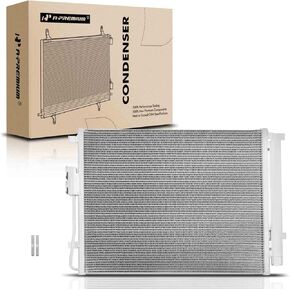 A-Premium Air Conditioning مكثف A/C متوافق مع Hyundai Santa Fe 2019-2020 L4 2.0L ، استبدل# 97606S2000
