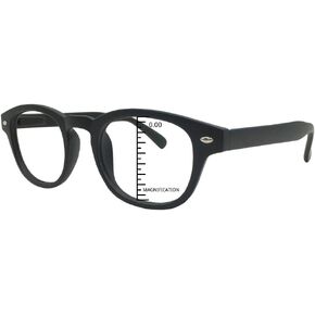 ProEyes Gravity, Progressive Blue Cut Readers w/Spring Hinge, 0 Magnification on Top Lens, Anti Reflective Resin Lens