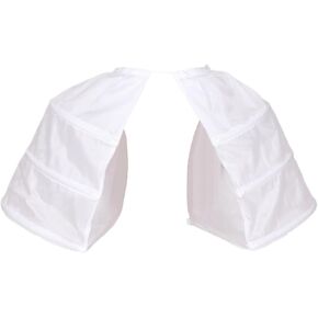 Victorian Double Pannier Hoop Skirt -Marie Antoinetteite Costume Cage Pannier-Petticoat Skirt Crinoline