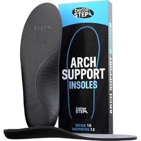 Arch Support Insoles for Women & Men Plantar Fasciitis Insoles, High Arch Support Insoles, Orthotic Pain Relief, All Day Comfort (Mens 5-5.5 | Womens 7-7.5)