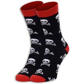 Animal-Themed Socks Large, Shoe Size 9-12 (Skull)