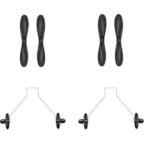 HAWK'S Work Propellers & Wheels for RC Cessna and RC Eagle (2 Pairs)