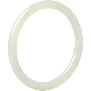 Jade Bangle Bracelet for Women, Good Luck Gifts with Jewelry Box, OUT