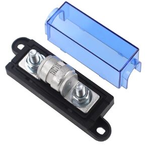 فئة T الصمام مع Block 500V DC 250 AMP Class T FUSE FUSE للمزولات ، أنظمة صوت السيارات (حزمة 1)