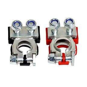 Universal Battery Terminal, Upgrade Pure Copper Battery Connection Clip Car Battery Terminal Connectors Kit, Battery Terminal Connector Clamps Battery Terminal Connectors