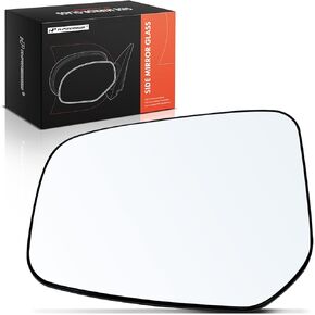 A-premium يسار جانب السائق اليسار الزجاج غير المذرع مع لوحة الدعم-متوافق مع Mitsubishi Mirage 2014-2015 2017-2023 ، Mirage G4 2017-2023-Side View مرآة مسطحة