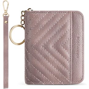 Bostanten Small Sling Bag للنساء ＆ محفظة نساء الجلود RFID حظر حامل بطاقة الائتمان