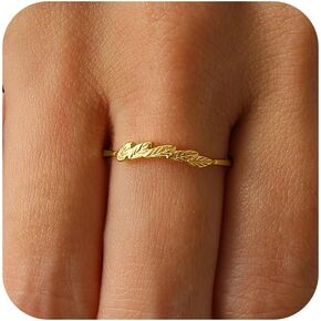 Olive Branch Leaf Ring for Women 925 Sterling Silver Leaves Rings 14K Plated Gold Stackable Rings for Her Promise Wedding Valentine's Day Christmas Day Gifts