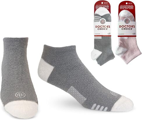 Doctor's Choice Sleeping Socks, Cozy Compression Sock, with Soft, Warm, Fuzzy Features in Saudi Arabia