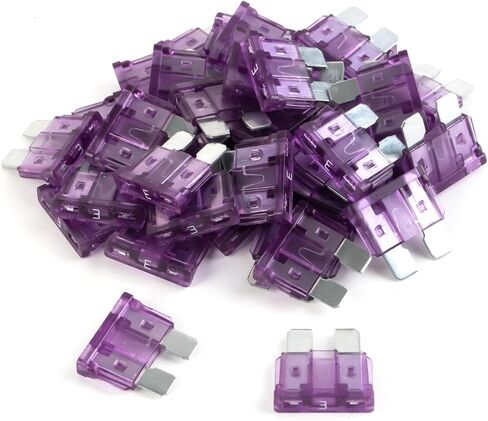 80 Pack Auto Vuses 10 أمبير ATC/ATO القياسي FUSE FUSE Blade 10A Car Truck Boat Marine RV in Kuwait