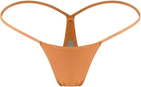 ETAOLINE G-string Thongs for Women Low Rise Micro Back Bikini Bottom Seamless Panties T-Back 6 Pack in Saudi Arabia