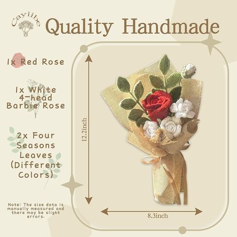 هدايا التخرج باقة زهور عباد الشمس الكروشيه مع بطاقات المعايدة مصنوعة يدويًا الزهور الاصطناعية ديكور المنزل in Kuwait