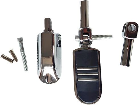 Rear Passenger Foot pegs Mounts Foot Rest Pedals Bracket Fit Harley Softail Breakout Slim FL Heritage Low Rider Sport Glide Fat Boy Fat Bob Street Bob 2007-2017 in Saudi Arabia