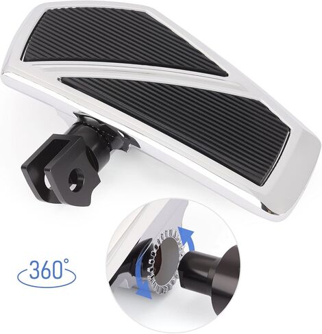 ألواح الأرضيات الأمامية المتسابقات المتوافقة مع إكسسوارات Kawasaki Vulcan S 650 2015-2025 الأوتاد السريعة للدراجة النارية المضادة للانزلاق (Chrome) in Kuwait