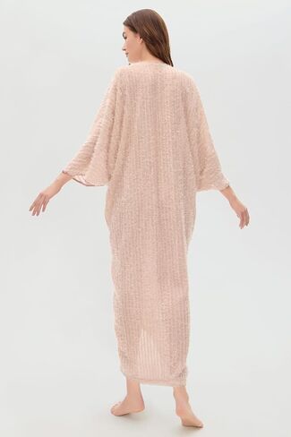 BABEYOND 1920s Satin Cocoon Gown - Hollywood Style Robe Great Gatsby Party Outfit Women's Batwing Sleeves Art Deco Coat Robe in Saudi Arabia