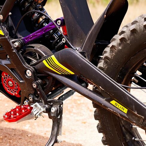 دعم الأوتاد القدم الدعم لـ SUR RON 6061 الألومنيوم لـ Sur Ron Surron Light Bee X/S Segway X260 X160 دراجة دراجة كهربائية ، أرجواني ، أرجواني in Kuwait