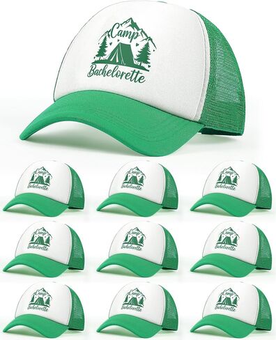 10 Pcs Let's Go Girls Mesh Trucker Hats for Women Hot Pink Trucker Cap Polyester Mesh Baseball Cap for Bachelorette Party Bridal Shower Favors in Saudi Arabia